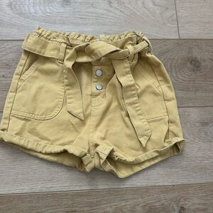 Chelsea & Violet High Waist Yellow Shorts